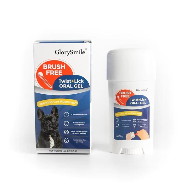 GlorySmile Twist and Lick dental gel stick with packaging — 1 pack